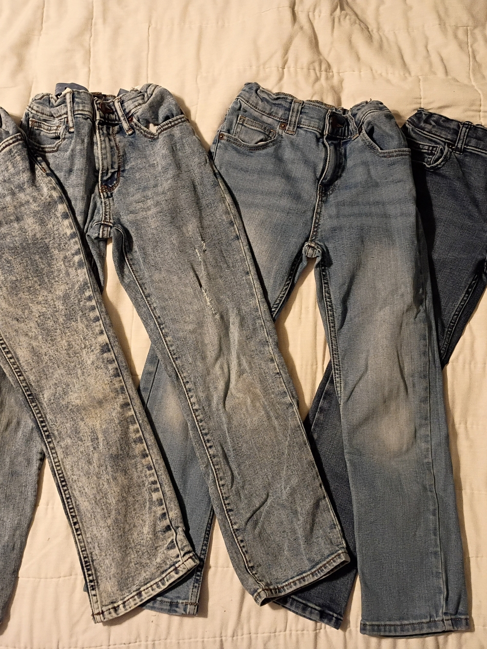 Set Of 4 Pairs Of Boy's Denim Jeans